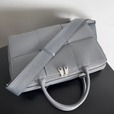 Statement Faux Leather Handbag - Modern Structured Build | Women's Fashion Handbag #1583 - hardware and detail close-up (image 5) of designer-inspired handbag