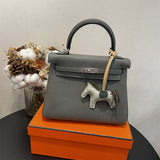  polished structured bag detail view showing craftsmanship