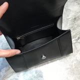 Sleek Faux Leather Handbag - Statement Silhouette | Women's Premium Handbag #630 - alternate angle view (image 8) of designer-inspired handbag