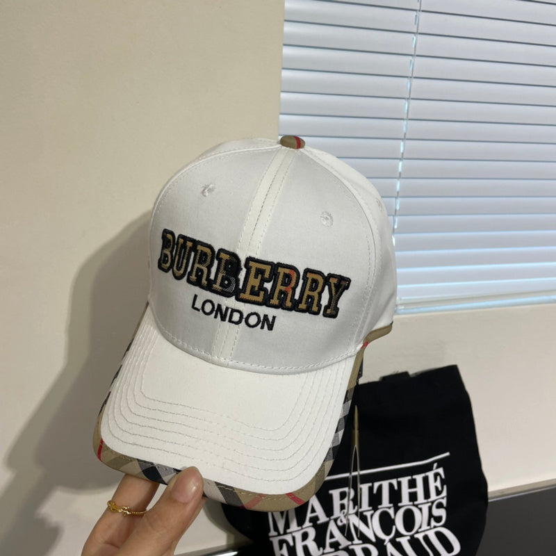 Full view of Burberry unisex cap