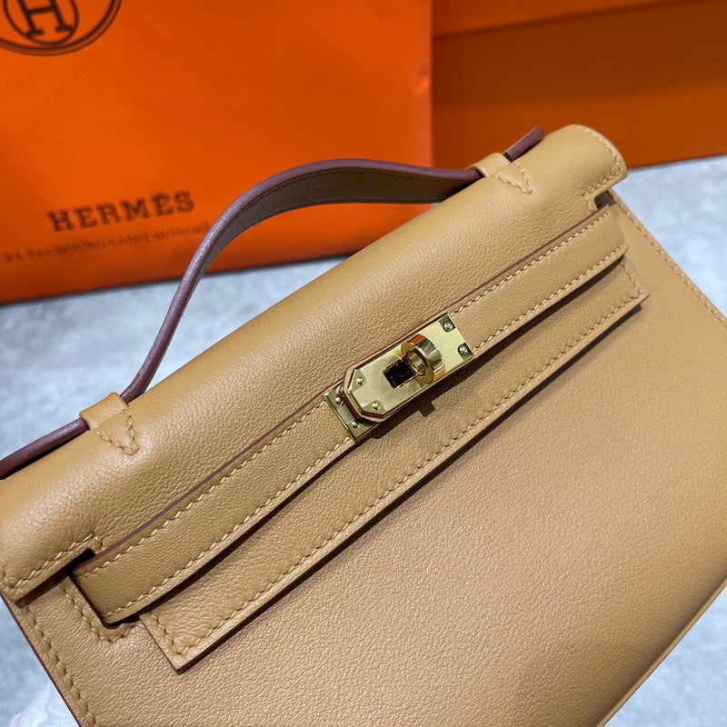 Close-up detail of understated bag design