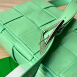 Sleek Vegan Leather Handbag - Chic Everyday Appeal | Women's Fashion Handbag #1646 - hardware and detail close-up (image 5) of designer-inspired handbag