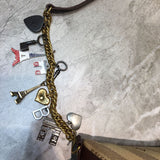 Elegant Faux Leather Handbag - Chic Everyday Appeal | Women's Everyday Carry Handbag #724 - texture close-up (image 9) of designer-inspired handbag