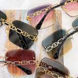 Side view of Louis Vuitton unisex sunglasses