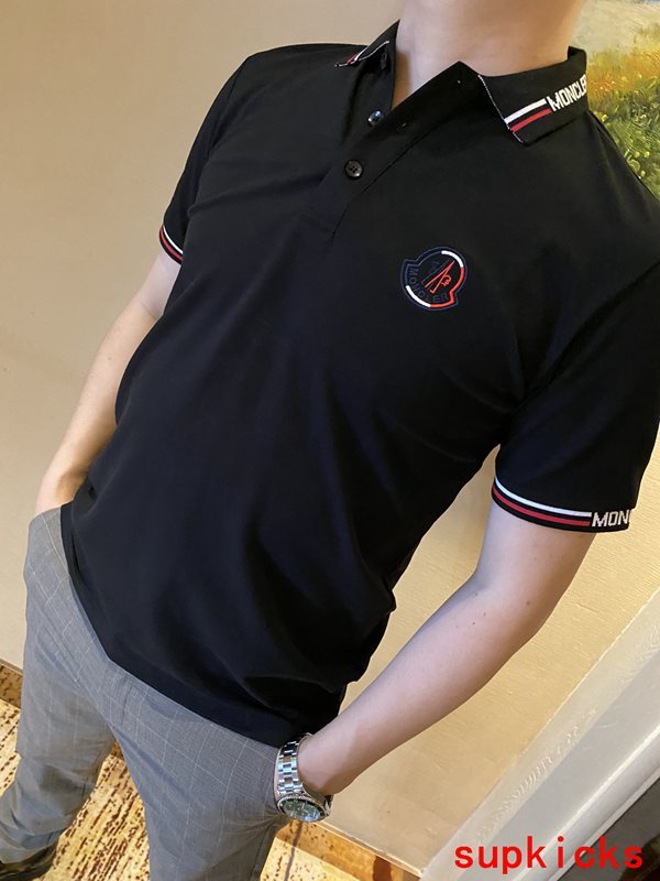 Front view of Moncler luxury clothing with tailored silhouette