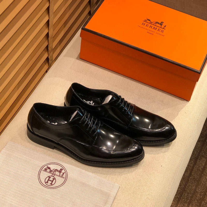 Hermes shoes Style 050 - logo and branding close-up