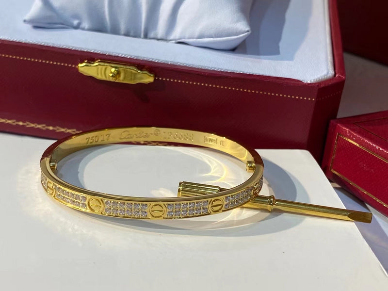 Front view of Cartier unisex jewelry piece
