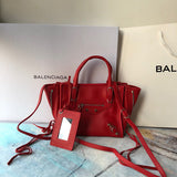 Understated Faux Leather Handbag - Chic Everyday Appeal | Women's Luxury Handbag #978 - side angle view (image 2) of designer-inspired handbag