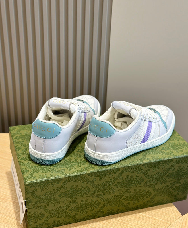 Gucci two-tone luxury sneakers view 8 streetwear statement look