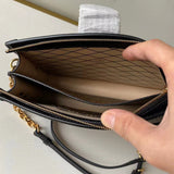 Top view of sleek structured women's handbag – women's statement bag