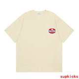 Front view of Rhude luxury clothing with logo-detail design