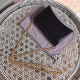 Interior view of statement classic women's handbag – women's luxury handbag