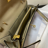  clean-lined carryall bag styled with outfit 36