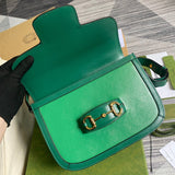 Top view of chic signature women's handbag – women's statement bag