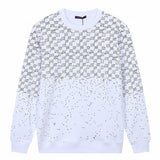 Front view of Louis Vuitton luxury clothing with runway-inspired design