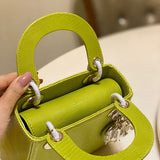 Close-up detail of everyday-luxe structured women's handbag – women's everyday handbag