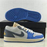Nike soft grey luxury sneakers view 9 chunky sole construction