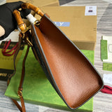 Interior view of signature polished women's handbag – women's everyday handbag