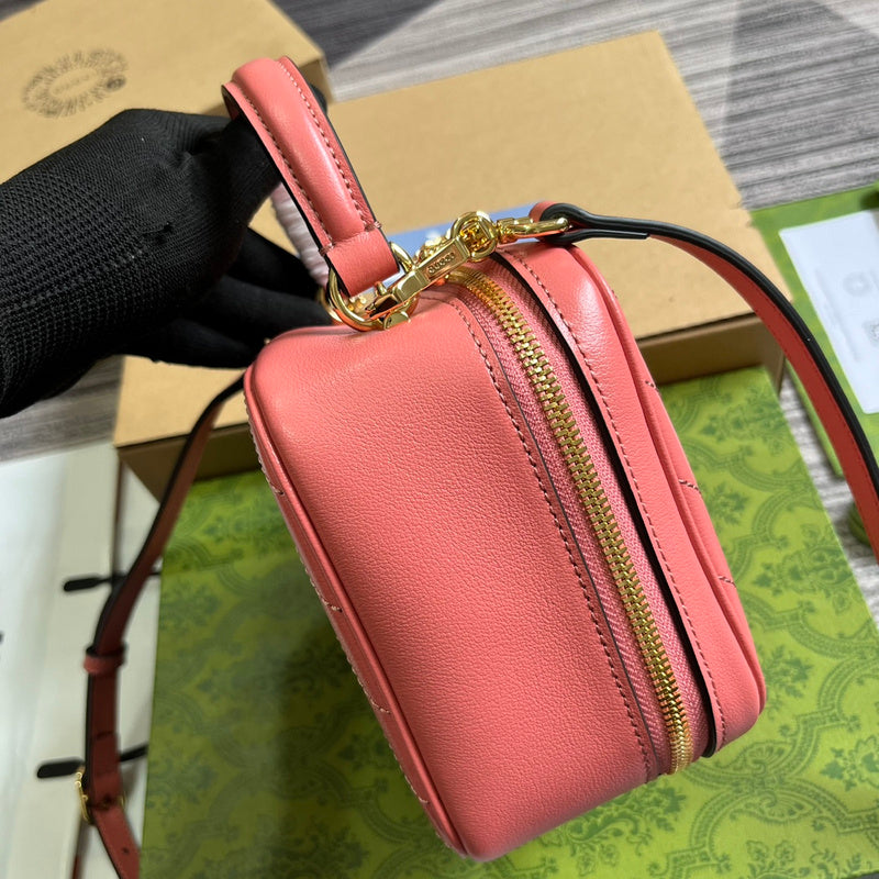 Top view of structured refined women's handbag – women's everyday handbag