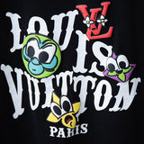 Front view of Louis Vuitton cotton t-shirt with signature branding