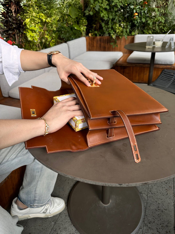 Interior view of contemporary premium bag
