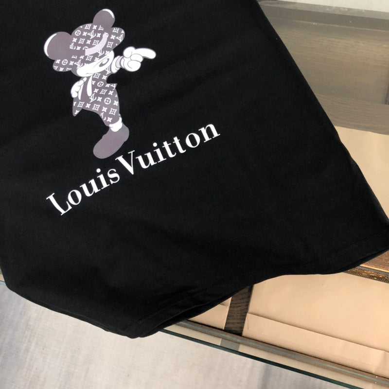 Back view of Louis Vuitton cotton t-shirt with streetwear-inspired cut