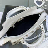 Understated Premium PU Leather Handbag - Chic Everyday Appeal | Women's Statement Accessory #336 - styled full view (image 7) of designer-inspired handbag