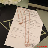 Front view of Van Cleef & Arpels unisex jewelry piece