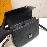 Front view of statement premium women's handbag – women's luxury accessory