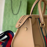 Interior view of statement polished women's handbag – women's everyday handbag