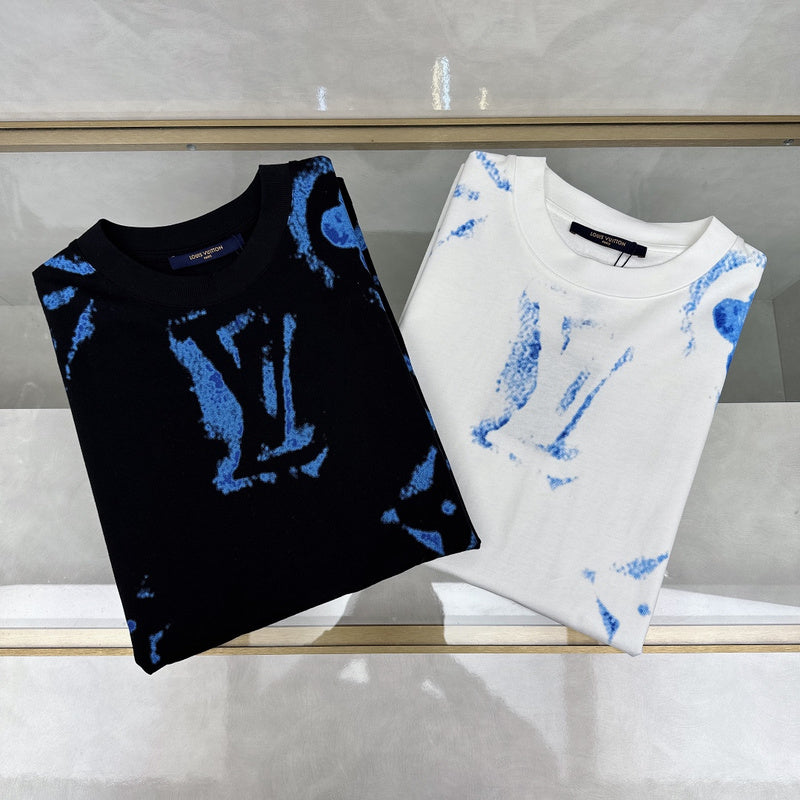 Front view of Louis Vuitton cotton t-shirt with streetwear-inspired cut