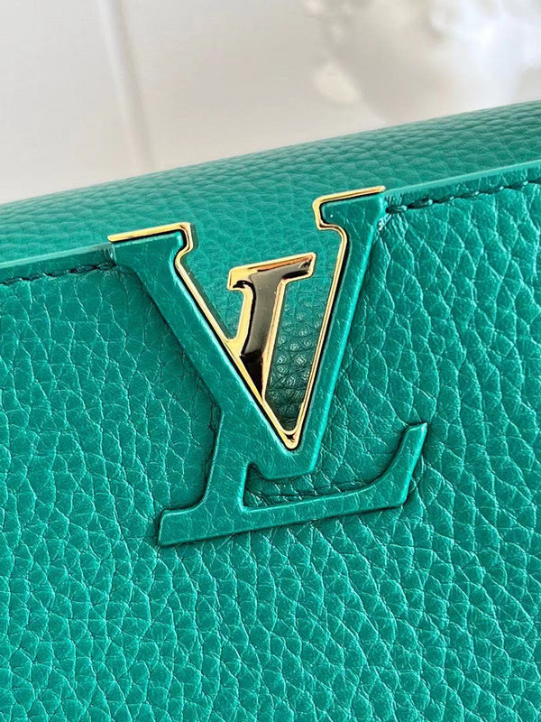 Interior view of signature chic women's handbag – women's designer-style accessory