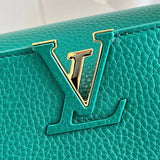 Interior view of signature chic women's handbag – women's designer-style accessory