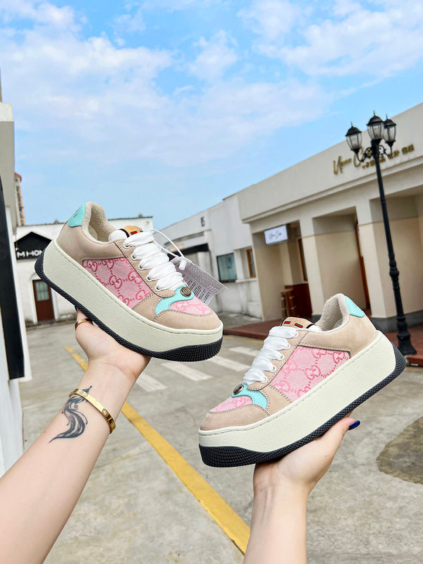 Gucci all-black luxury sneakers view 4 everyday casual design