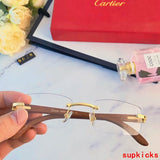 Angled view of Cartier unisex sunglasses
