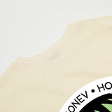 Back view of Rhude luxury clothing with signature branding