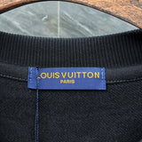 Side profile of Louis Vuitton luxury clothing with tailored silhouette