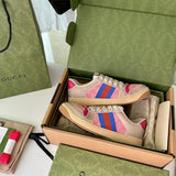 Gucci fresh white-and-black luxury sneakers view 4 sleek tonal finish