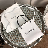 Front view of structured statement women's handbag – women's luxury handbag