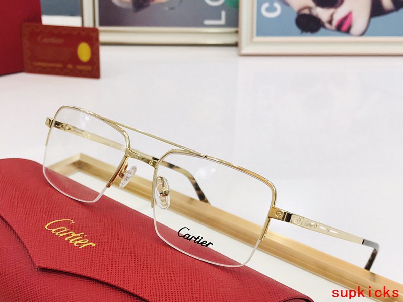 Angled view of Cartier unisex sunglasses