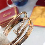 Close-up detail view of Cartier unisex jewelry piece