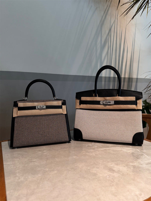 Close-up detail of refined bag design