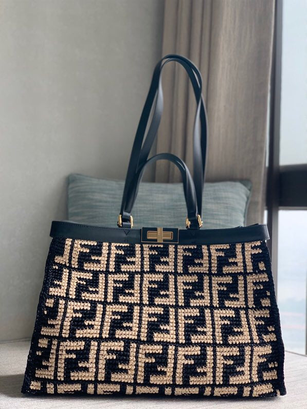 Ziva's Charm handbag – side angle view (41cm*16cm*29.5cm)