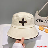 Close-up detail view of Louis Vuitton unisex cap