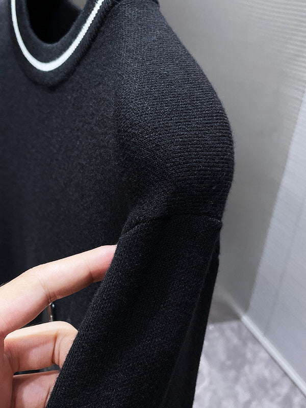 Front view of Louis Vuitton luxury clothing with relaxed-fit cut