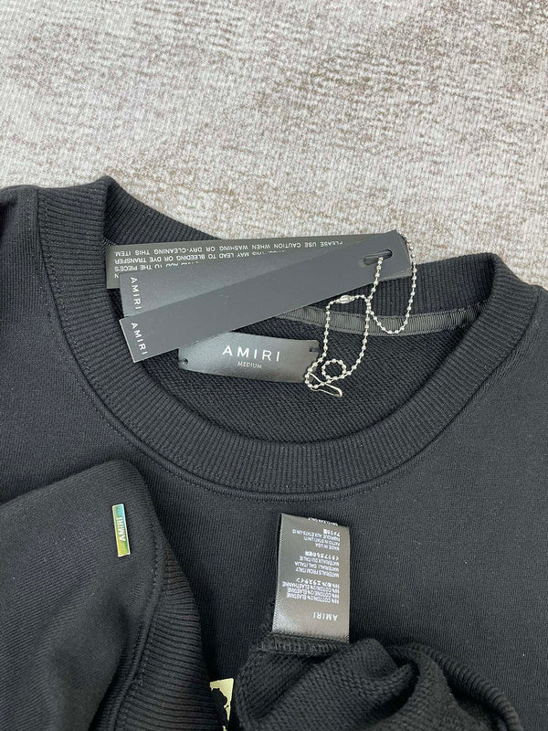 Amiri luxury hoodie detail shot