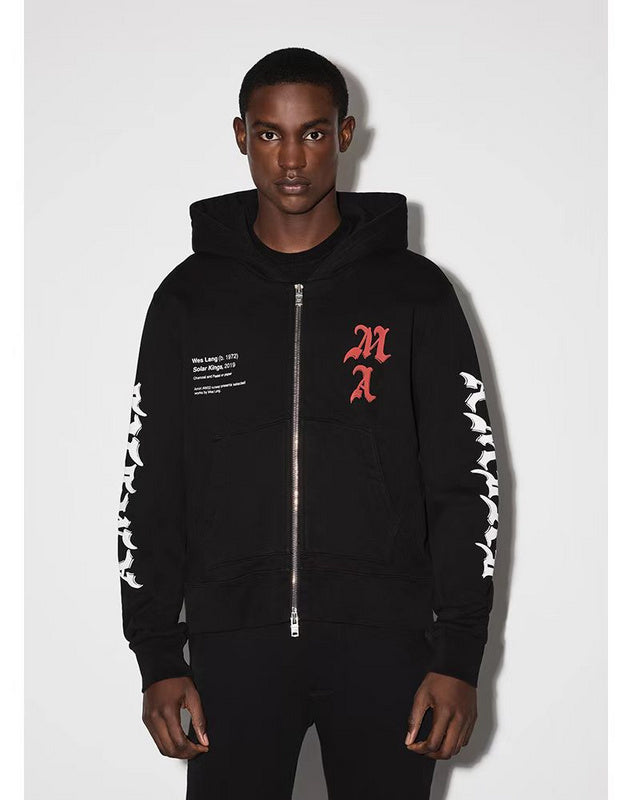 Amiri luxury hoodie detail shot