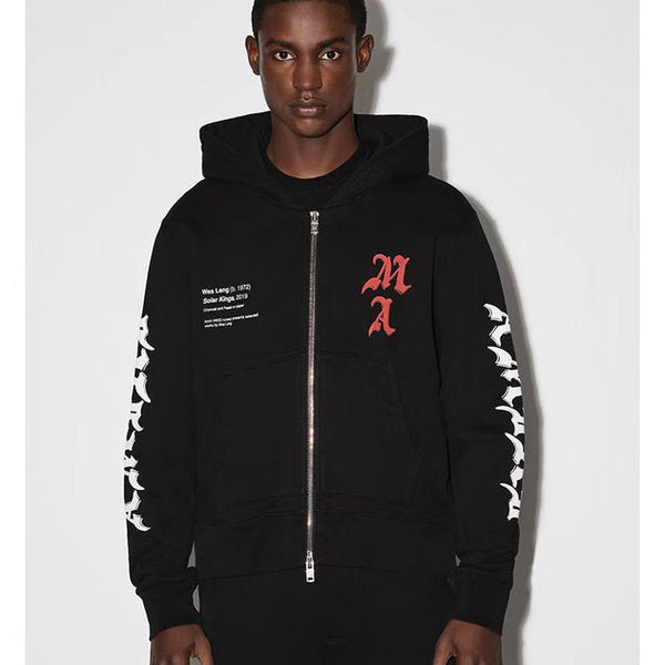 Amiri luxury hoodie detail shot