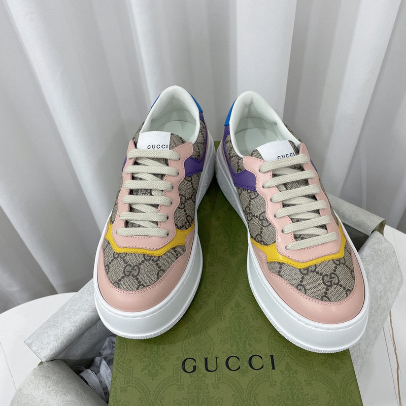 Gucci classic monochrome luxury sneakers view 6 low-top design