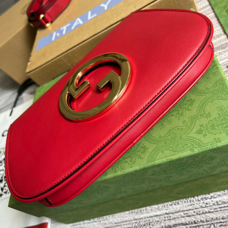 Back view of sleek classic women's handbag – women's statement bag